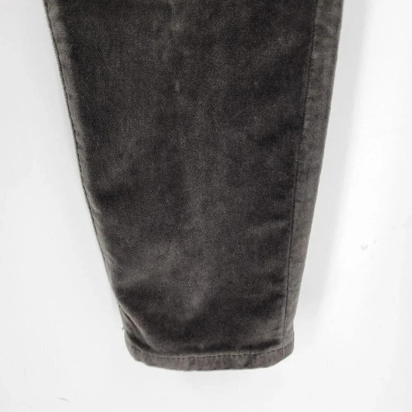FRAME Women's Le High Skinny Velveteen High Rise Pants in Charcoal Size 24 NWT - Picture 4 of 11